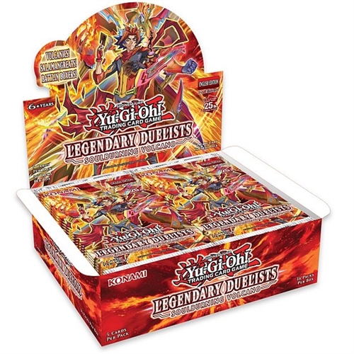 Yu-Gi-Oh TCG - Legendary Duelists Soulburning Volcano - Booster Box Display (24 Booster Packs)